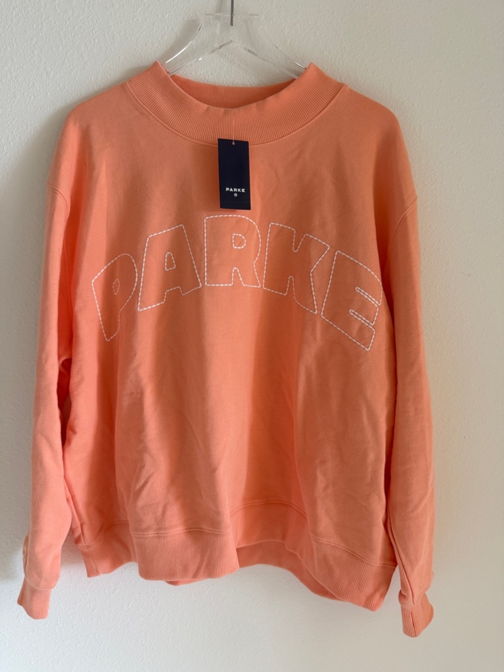 NWT PARKE X TARGET MOCKNECK PEACH/ORANGE